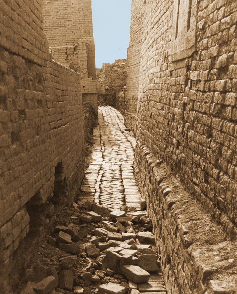 This 2500 year old street from Harappa is still better than Badar Commercial