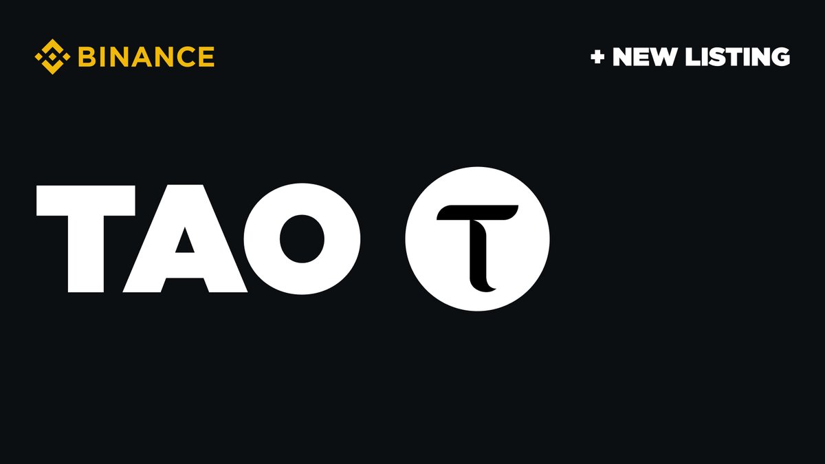 #Binance will list @opentensor $TAO with Seed Tag applied. ➡️ binance.com/en/support/ann…