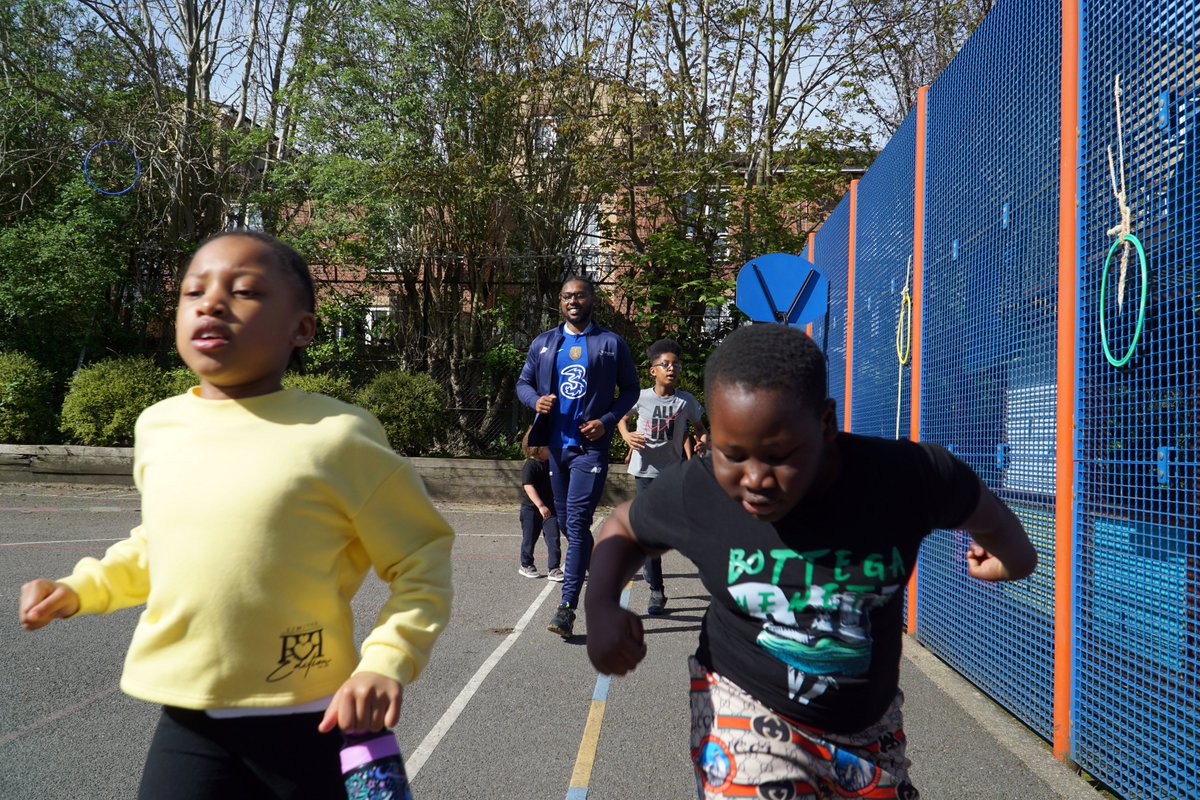 In our Easter Holidays club, the learners have been running their daily 1 mile.  Some of the older learners are participating in the @LondonMarathon #minimarathon this month.  @iqmaward #Dexter #dailymile