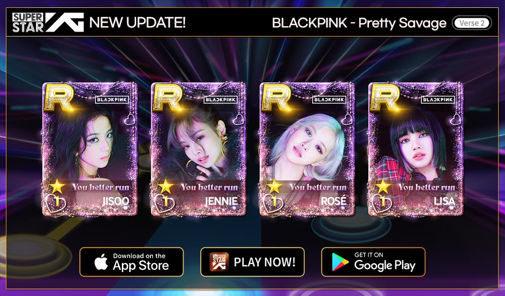 [🎹] BLACKPINK - Pretty Savage [Verse 2]

SONG & PACKAGE & MISSION UPDATE!
You better run한정 테마를 지금 바로 슈스와에서 만나보세요!
Get the limited theme right now on SSY!

👉 bit.ly/41ctLRZ

#슈퍼스타와이지 #SUPERSTARYG
#슈스와 #SSY
#BLACKPINK