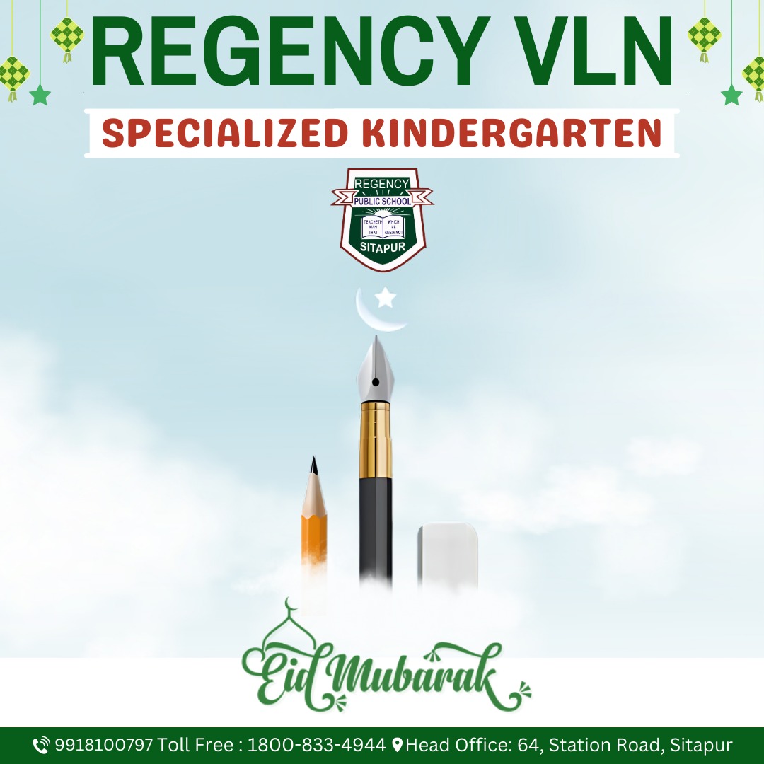 RegencyLaxmi's tweet photo. 📷EID MUBARAK📷
.
📷PLAYGROUP
📷NURSERY
📷LKG / UKG
.
Regency VLN
Address:- 64 ,Station Road , Sitapur
Toll Free :-1800-833-4944
Contact :- 9918100797
.
#HappyEid📷 #EidMubarak #EidCelebration #EidJoy #EidVibes #BlessedEid #admissionopen #admissions #REGENCYVLN https://t.co/Mc3Vt8FSBF