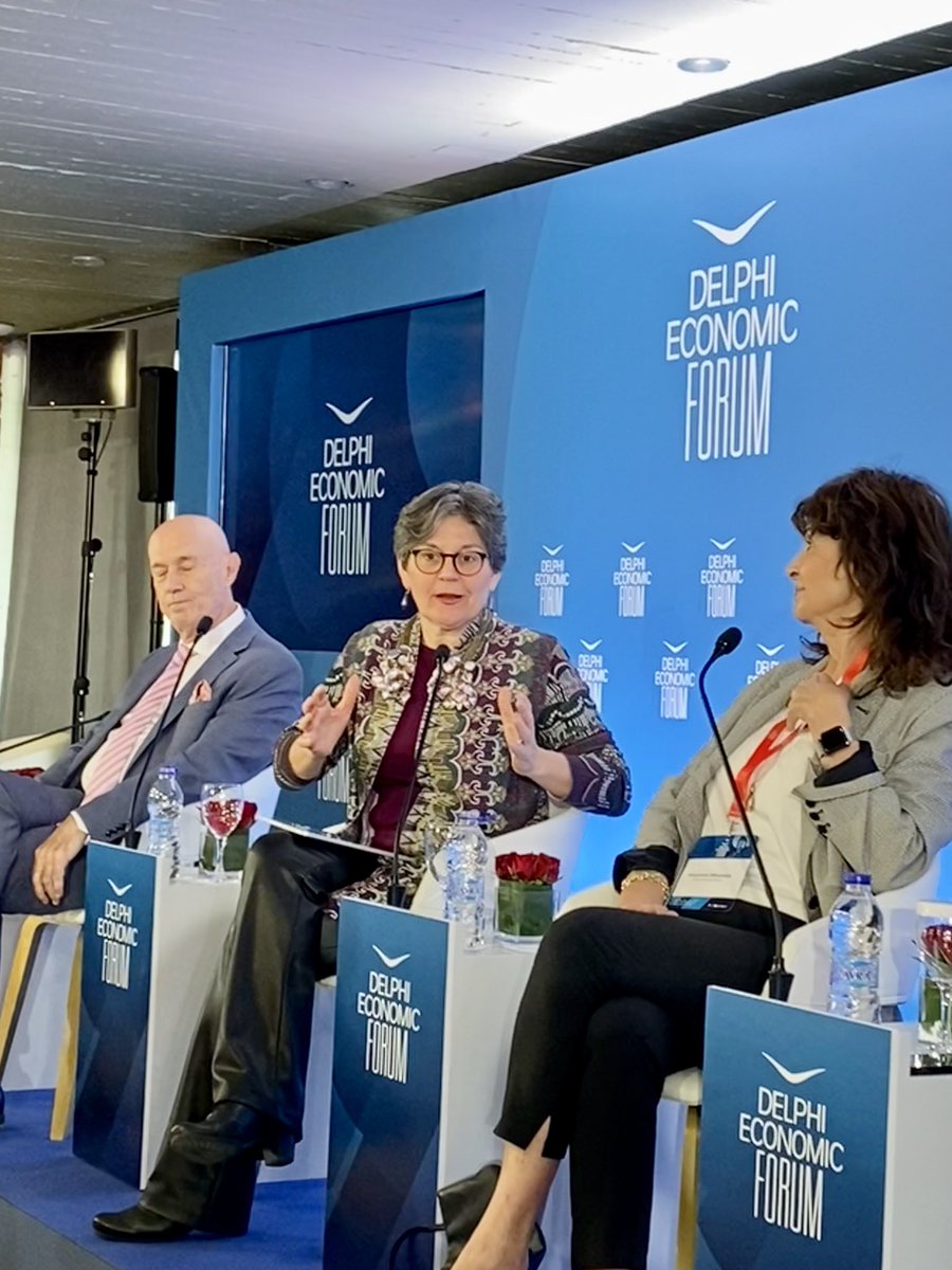 @IcomosJordan @PNTJordan @ClimateHeritage @Ellet_gr_NGO @europe_creative @DanaFiras1 @WorldHumanForum @eplo_news @NikGowing @ChristosDimas_ @cultureGR @delphi_forum @EEAthina Our SG @SneskaEN applauded the progress & called for full integration of #heritage in #ClimateAction 💬 “I wish that we all take along the spirit of Delphi & Apollo at #COP29. Culture-based climate action brings better quality of life, harmony between communities and with nature”