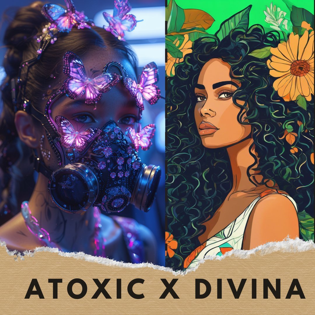 GM ♥️🌺 We have 50 exclusive WL spots for unlisted #DIVINA holders for the aToxic collection by the wonderful @Crisstianaaf Drop will happen on MagicEden on 17th April. Addresses collection on the link below ⏬