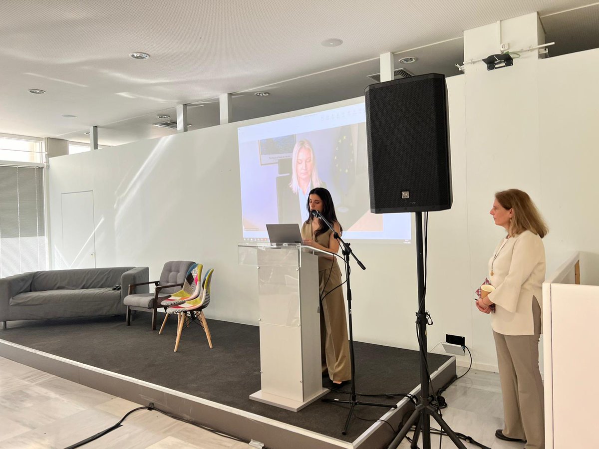 Starting now, Elina Bardram from <a href="/EUClimateAction/">EU Climate Action</a> , Lenio Myrivili representing #MissionClimateAdaptation and <a href="/ElenaPetsani/">Elena Petsani</a> from <a href="/ICLEI_Europe/">ICLEI Europe</a> are welcoming the several participants at this High-level event of the #EUMission for Adap. Climate Change for Greek Cities and Regions🇬🇷