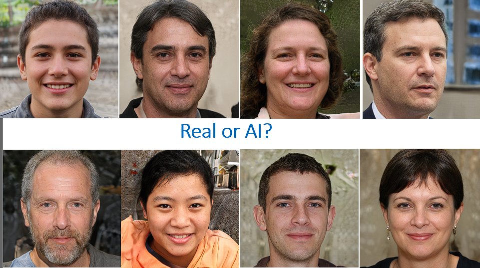 Which row is #ai generated, top or bottom? #deepfake
