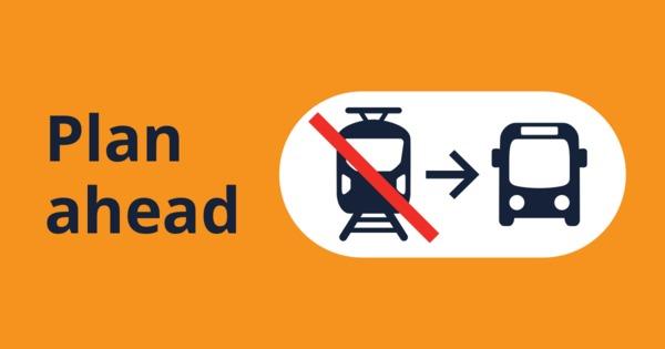 Buses replace trains on the Western Line this weekend, between Swanson and Waitematā (Britomart) Stations, from late evening on Friday 12 to the last service on Sunday 14 April. For timetables and alternative transport options visit AT.govt.nz/railclosures for details.