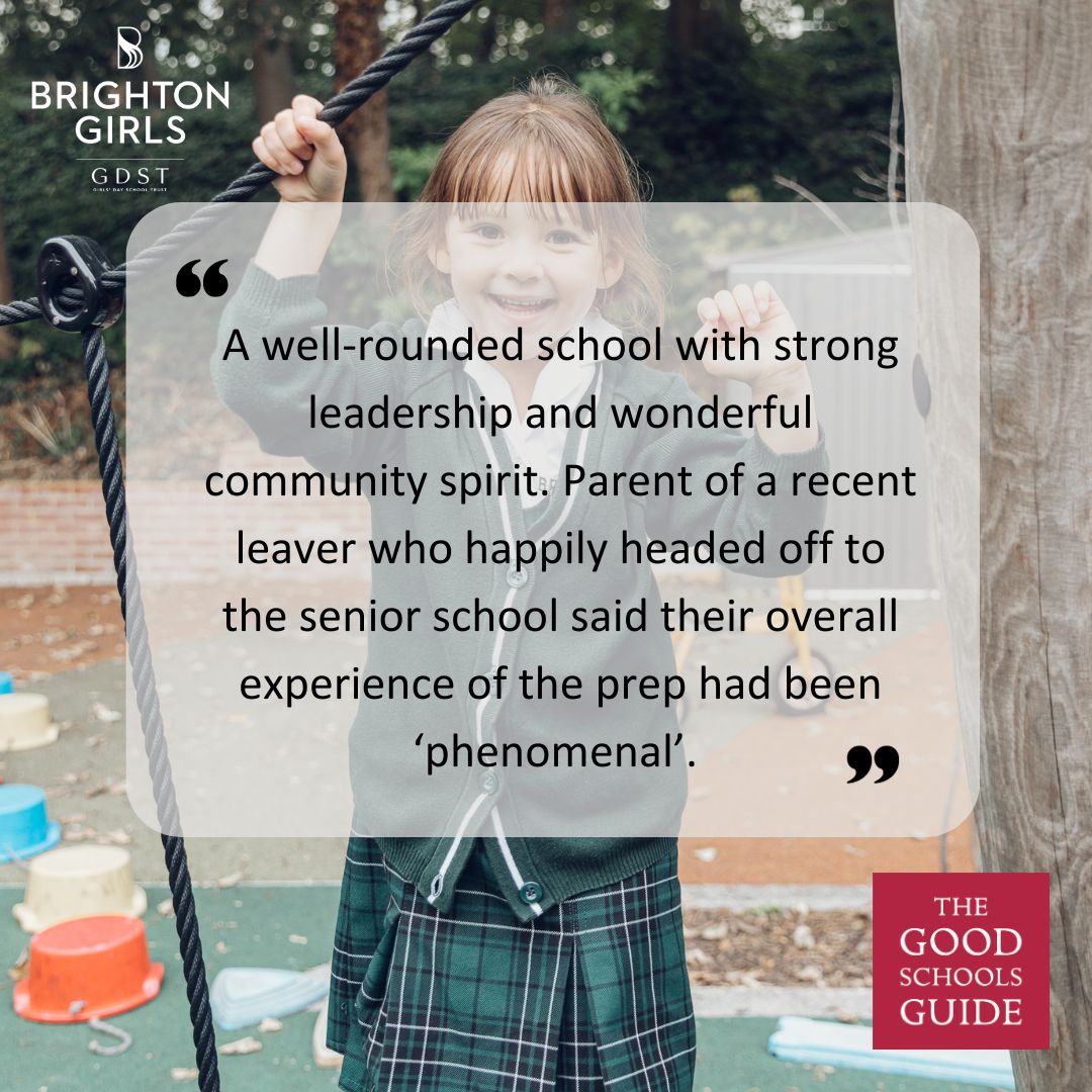 🩵 A School That Feels Like Home 🏫
The full reviews can be found at the links below 👇️
Senior: t.ly/biNtS
Prep: t.ly/IToEY #CommunitySpirit #BoldandKind #SchoolPride #GDST