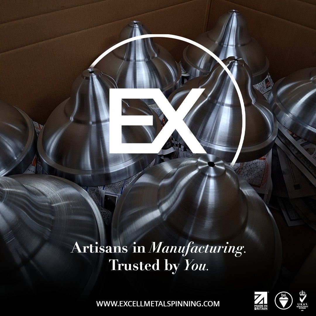 From copper to aluminium, stainless steel to zinc, we work with a variety of metals to bring your projects to life. ⁠ ⁠ At Excell, our commitment to quality is what makes us stand out. Check our what are customers have to say about us. excellmetalspinning.com/case-studies/ ⁠ #MetalMasters