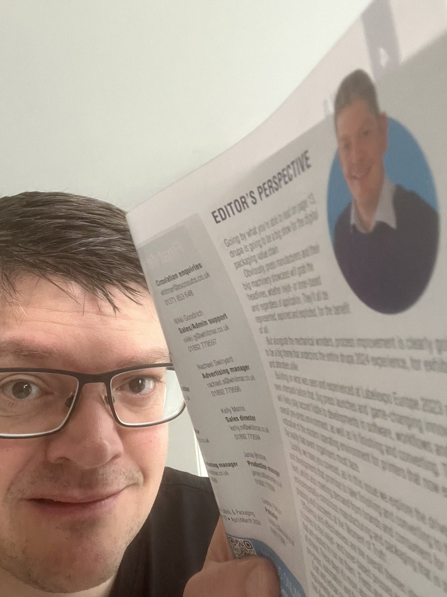 Woke up no longer an editor, but I’ll have a new perspective soon enough 👍

#printing #packaging