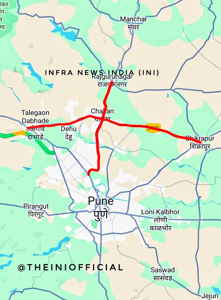 Nashik Phata-Khed Elevated Corridor Project update. Construction bids for this much needed 8 lane elevated corridor are set to open on 23rd April! Crossing Chakan would be a breeze once this elevated corridor is ready. @mieknathshinde #Maharashtra
