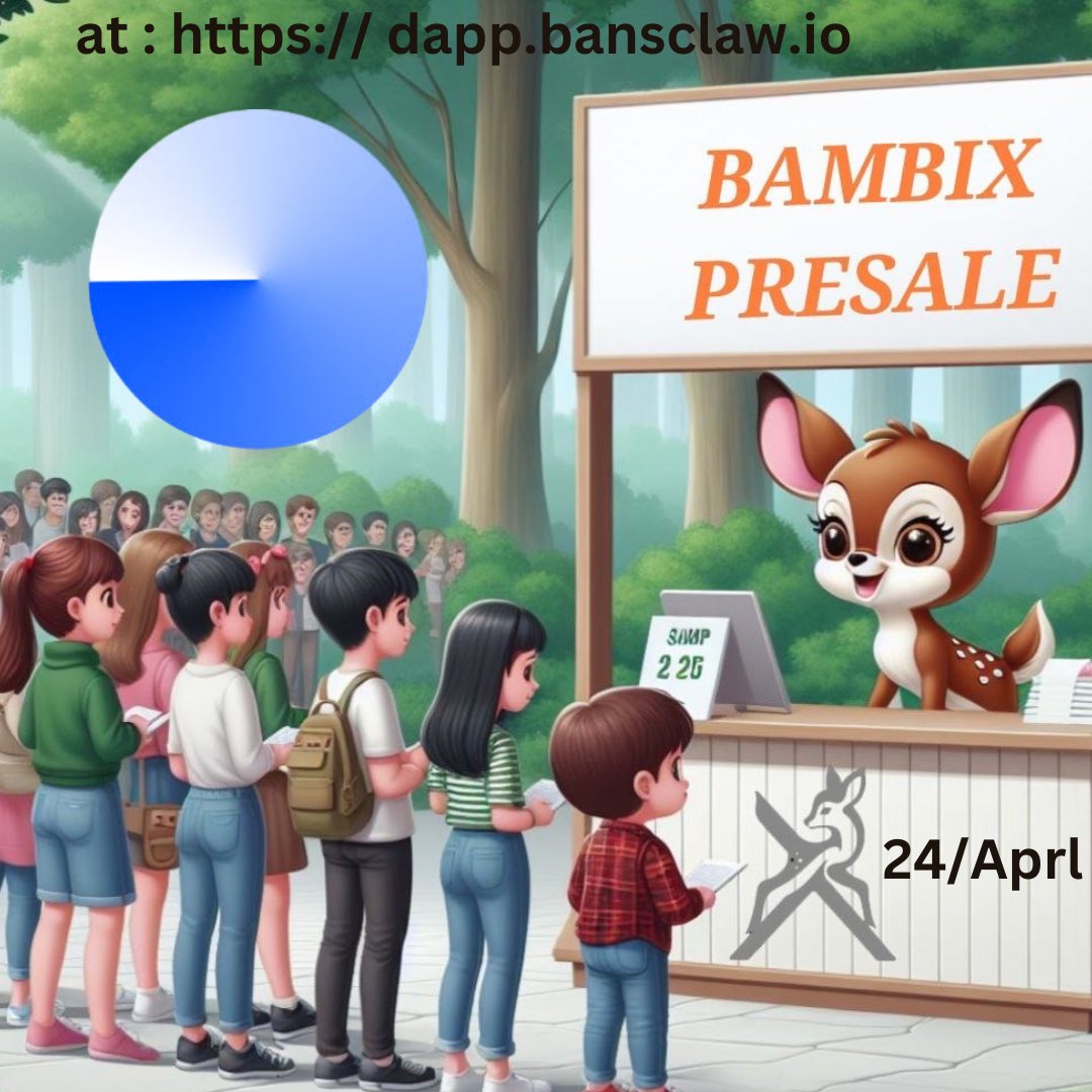 🚀 Calling all chads! Prepare to witness the #Bambix presale blast off on #Base Chain like a rocket fueled by pure meme power! 🌟 It's time to flex those meme muscles and join the ultimate meme revolution! 💪 Don't miss your chance to be part of history in the making – hop aboard…