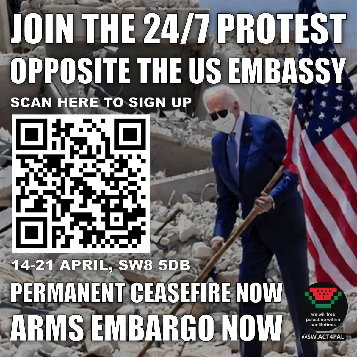 Protests in cities around the world starting Sunday. Check your local group for more info