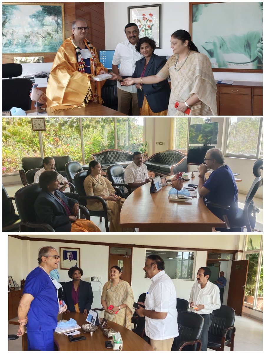 #Visheshsammparkabhiyaan  11/4/2024 meeting with Dr.Devi shetty founder and chairman of narayana hrudayalaya,cardiac surgeon who is recipient of Padma bhushan & Padmashri with VISHESH SAMPARK ABHIYAAN TEAM. @BJP4Karnataka @blsanthosh @BYVijayendra @RajeshGaVee @BJPMM4Karnatak