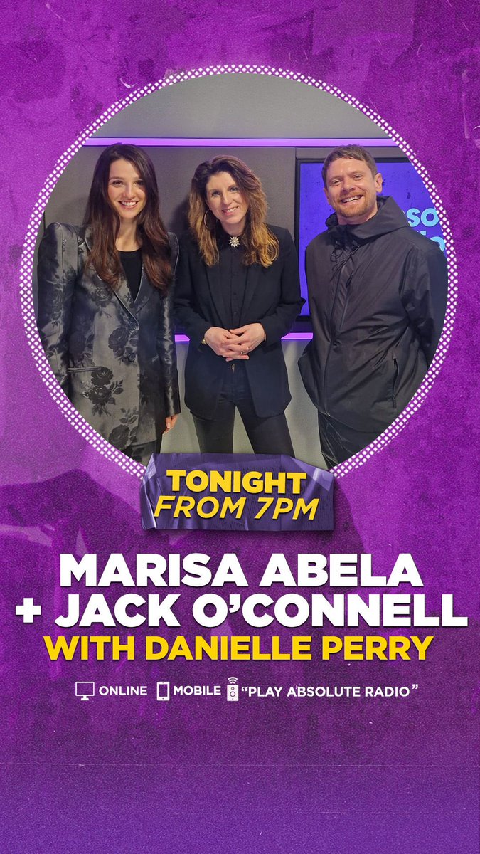 I’m joined tonight by Marisa Abela and Jack O’Connell to talk about the new Amy Winehouse film; the impact her music has had on the world and what it was like making a movie in north London. Tonight @absoluteradio PLUS The Libertines in session. 7pm.