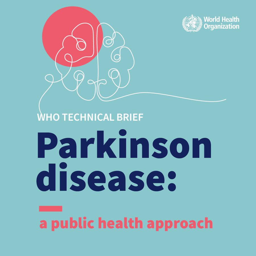 It's World Parkinson's Day🌷 Parkinson's disease (PD) is a brain condition that results in high rates of reduced bodily functioning & disability. Read @WHO's technical brief for public health professionals to improve health services for people with PD👉bit.ly/3xLotjN
