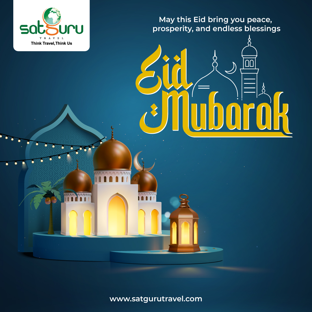 Eid is a time for reflection, gratitude, and sharing blessings with those around us. Wishing everyone a joyous Eid filled with laughter, love, and memorable moments. Eid Mubarak to all! . . . #EidCelebration #EidMubarak #EidJoy #Eid2024 #EidWishes #travel #satgurutravel