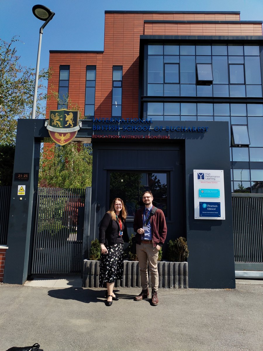DrHidson's tweet photo. We love to visit our @UoSiQTS trainees to make sure all is well and support their development as teachers. @DrHidson met Ben today in #Bucharest and observed a creative Year 7 English lesson. Well done, Ben #DistanceNotDistant @PGCEIDL @sunderlanduni #WeAreSun https://t.co/hhQjORTZA1