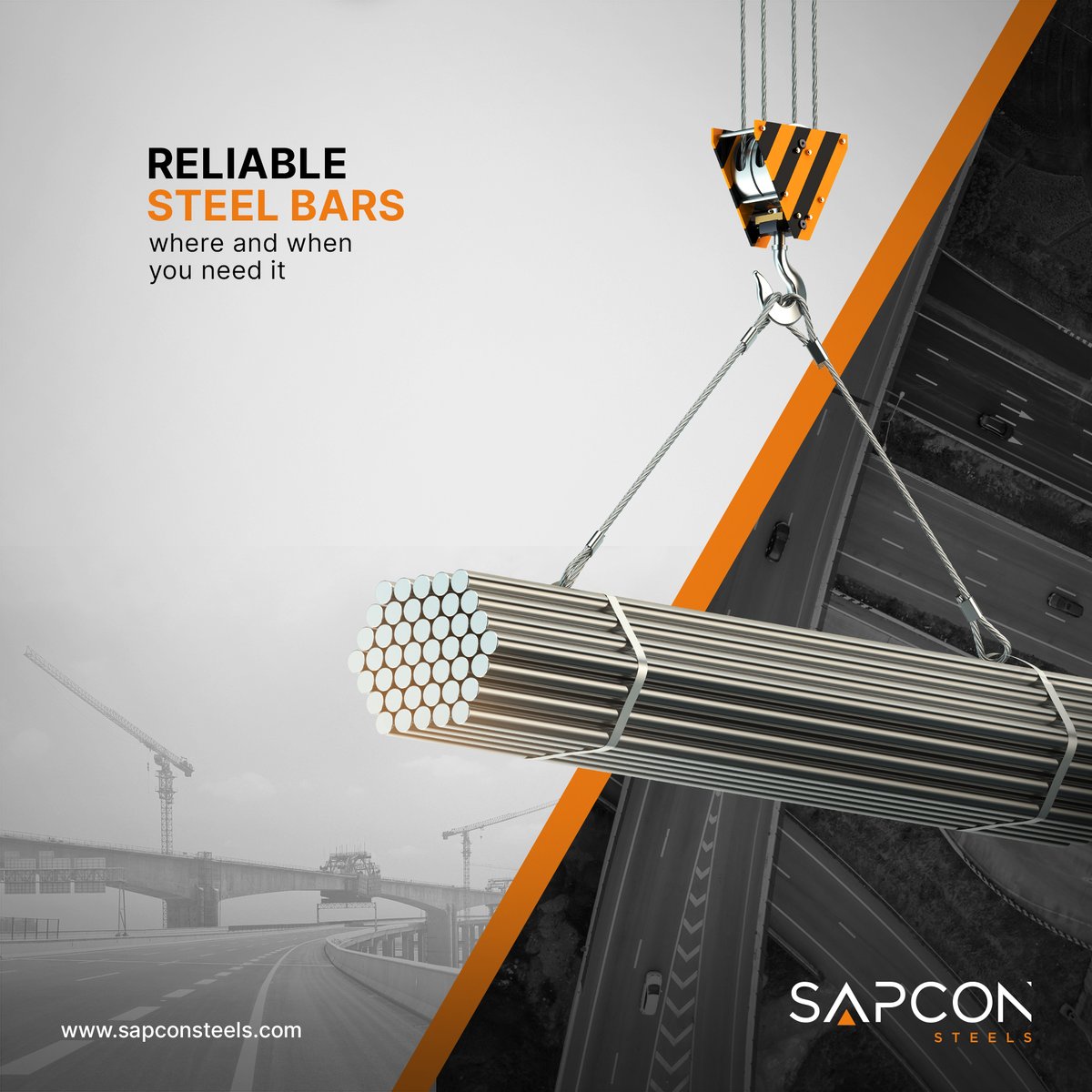Round Steel Bars supplied by us possess high strength and exhibit properties of high toughness, good bendability, and weldability. It ensures high performance for quality turnkey projects.

#SapconSteels #SteelBars #SteelSupplierInIndia #Sourcesmartersteels