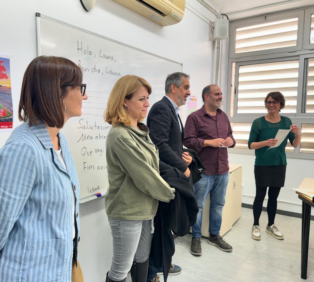 🗣️ El Consorci de Normalització Lingüística ofereix cursos i altres serveis d’ensenyament per normalitzar l’ús del català. 📍 Un dels centres del @cpnlcat es troba a l’Hospitalet de Llobregat. 🤝 Ahir, el delegat @Joanborras65 va visitar les aules del @CNLlHospitalet.