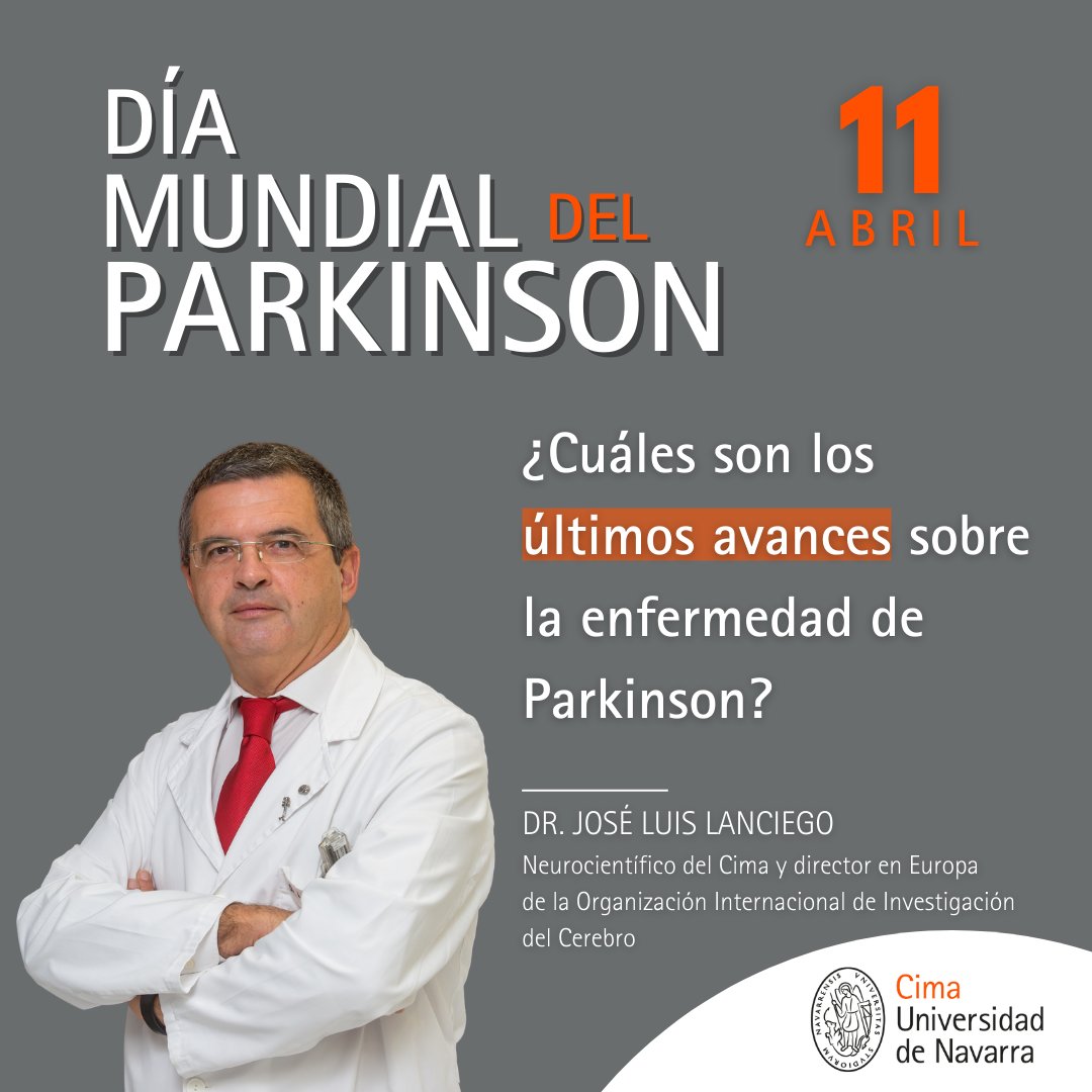 👨‍🔬🧠Con motivo del #DiaMundialDelParkinson, nuestro investigador principal en terapia génica de enfermedad de #Parkinson, @JLLanciego, detalla el estado actual de la #investigación sobre esta afección degenerativa del sistema nervioso.