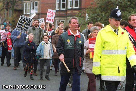 In 2014, Brian Clough marched in solidarity with the miners on the 30th anniversary of the strike.