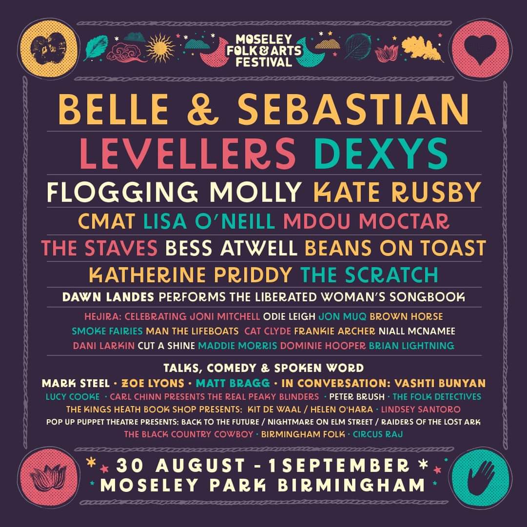 More great news from @moseleyfolk. They have now revealed details of their Arts line-up for 2024. Read all about it on @godisinthetv godisinthetvzine.co.uk/2024/04/11/new…