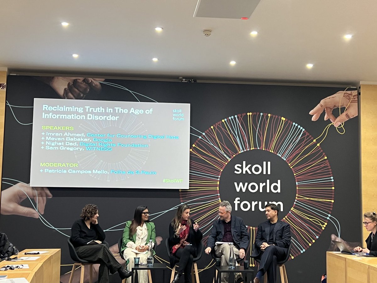 Hearing how we can reclaim truth ⁦<a href="/SkollWF/">Skoll</a>⁩. First we need to believe we can.