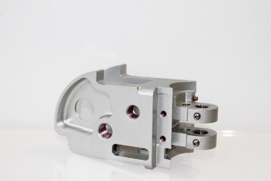 Machined from a solid billet of Aluminium 6082-T6, bead blasted and anodised then assembled with helical inserts and grub screws.

looking for a supplier. Send your enquiry/ drawings through to John.griffiths@rayburn.co.uk for a competitive quotation.

Have a great day.