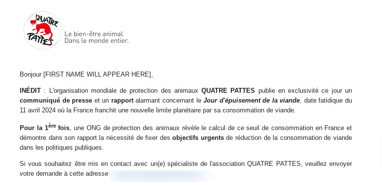 Ça respecte plus les animaux que les journalistes, mdr