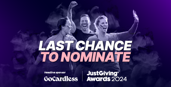 2024 GoCardless JustGiving Awards nominations close TODAY! Last chance to nominate your fundraising hero 👇 just.ly/3P2orw8 | #JGAwards #GoCardless 💜 🏆