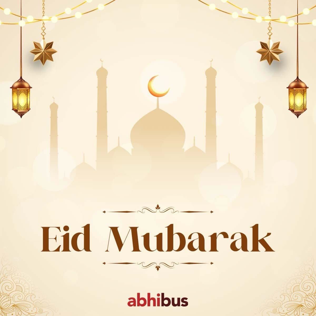 AbhiBus wishes you a prosperous Eid! #EidAlFitr2024