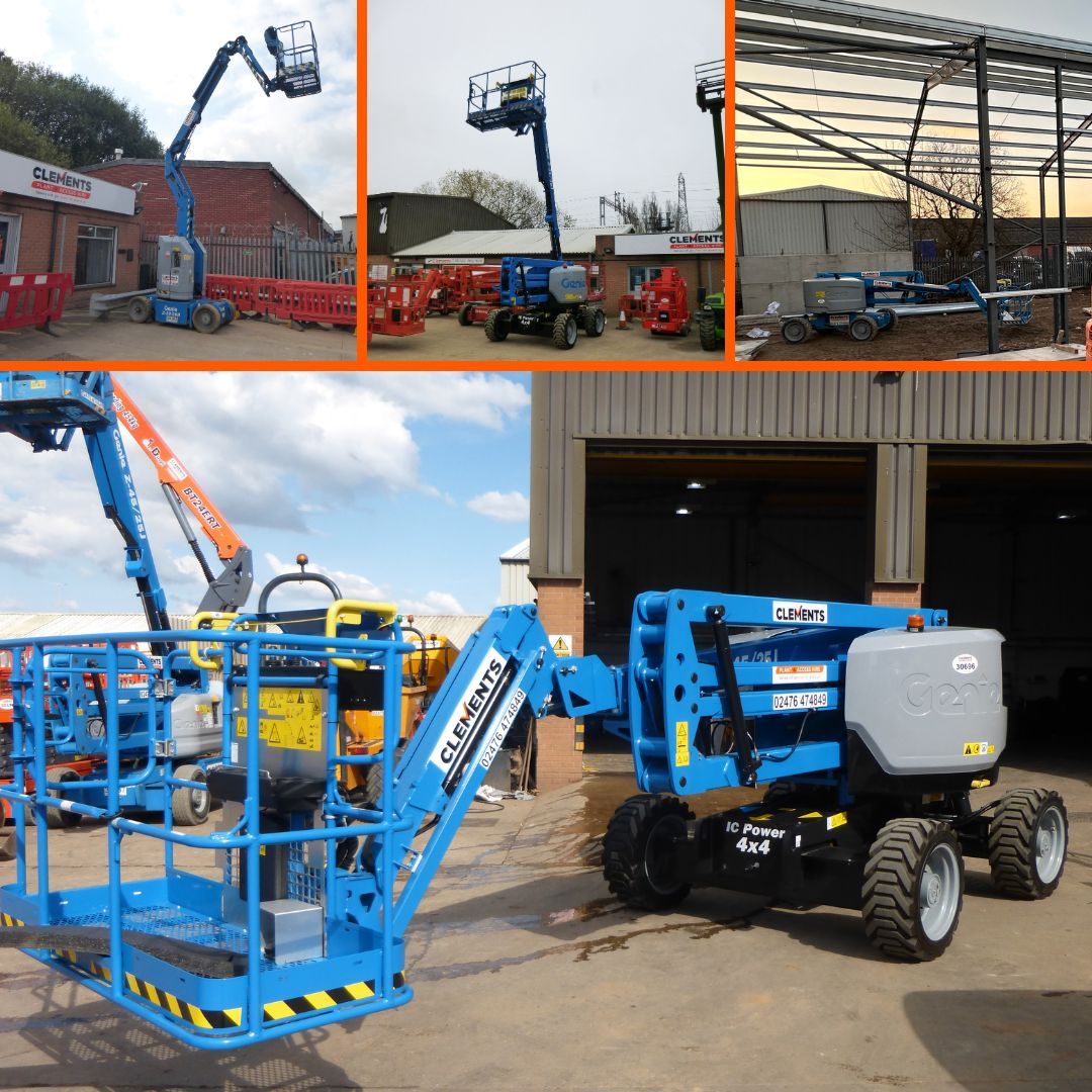 Our fleet of #Genie boom lifts range in working heights from 10.89m up to 20.16m making them a great solution for all types of applications, both indoors and outdoors. For fast, convenient boom lift hire get in touch with us on 02476 474849 🌐 buff.ly/2rj23D5 #boomlift