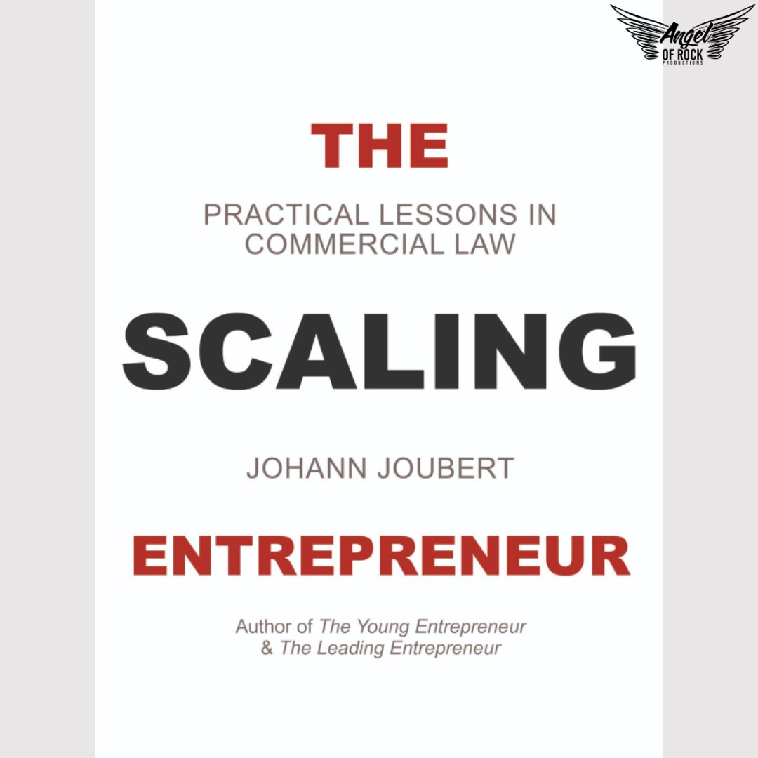 The learning never ends. 

Immerse yourself in The Scaling Entrepreneur by Johann Joubert as he explores the practical lessons he learnt in commercial law.🧑‍⚖️📖

#CommercialLaw
#JohannJoubert
#AngelofRockProductions
#Publishing
#BookShowcase
#Author
#Writing