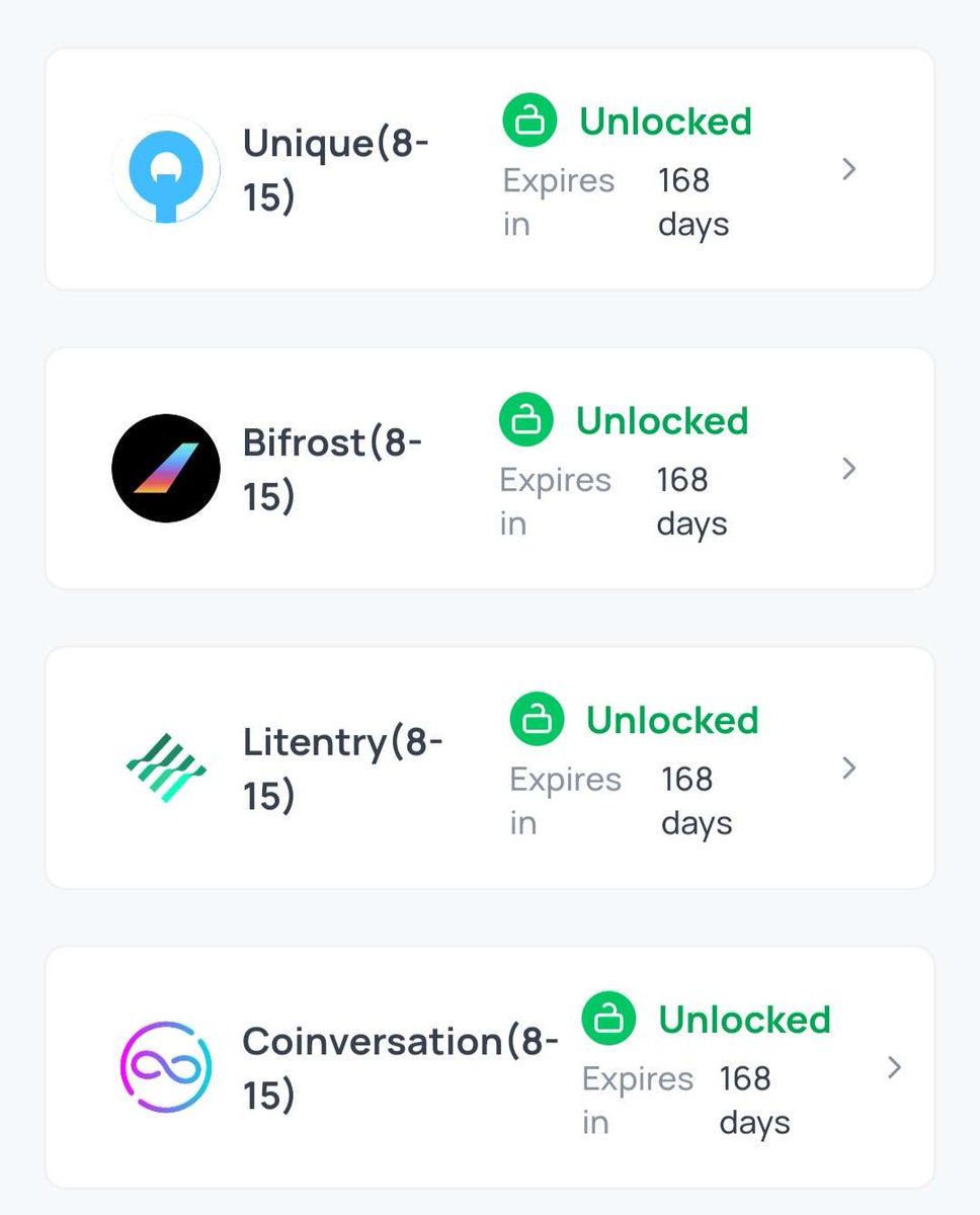 The 3rd Crowdloan batch is over! 👇 The corresponding lease periods have ended and Crowdloans are now open for redemption: 2037 ~ @Unique_NFTchain 2013 ~ @litentry 2040 ~ @polkadex 2043 ~ @origin_trail 2030 ~ @Bifrost 2027 ~ @Coinversation_ If you contributed through…