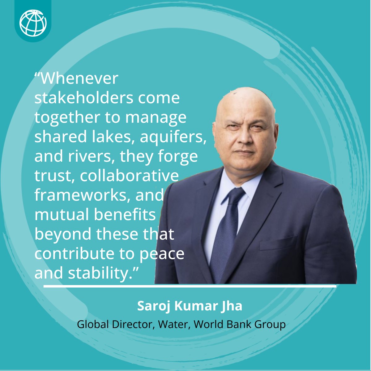 Let's not underestimate the power of collective action in managing our shared #water resources. Our Global Director @SarojJha001 and @DMariyasin, explain how water for prosperity and climate resilience can pave the way toward a more sustainable future. wrld.bg/YCT350Rb0Ye