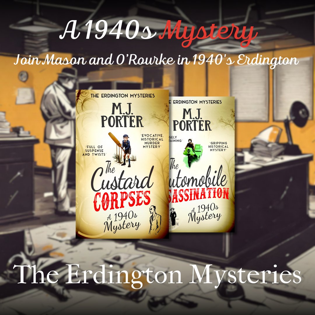 #TheErdingtonMysteries Now available in ebook, paperback, hardback and audio. amzn.to/3pnwkQd You guessed it, set in what would have been Mercia, but in the 20th century:) #mystery #histfic #historicalmystery