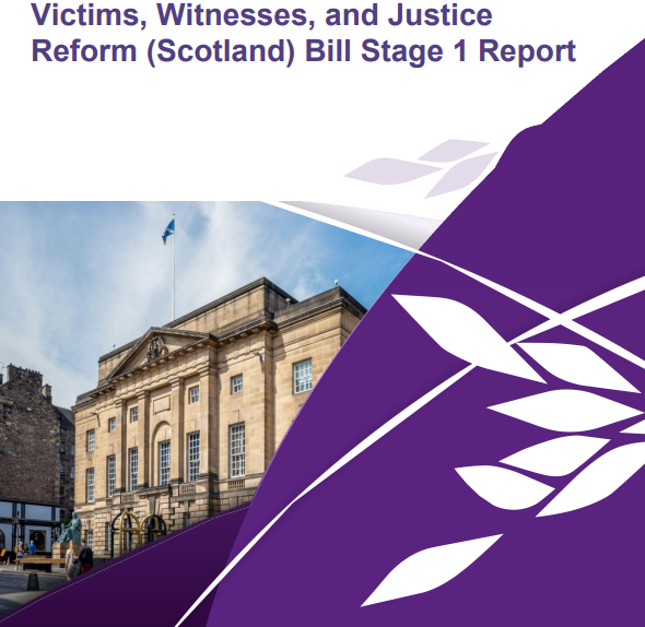 Victims, Witnesses, and Justice Reform (Scotland) Bill Stage 1 Report from the Criminal Justice Committee ow.ly/YNCJ50Rcoq3