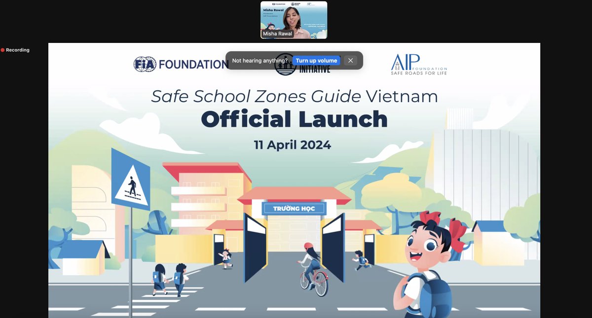 🎉It's time! Join us now for the live launch of the Safe School Zones Guide Vietnam! ➡️Click here: lnkd.in/ey7C4iY8