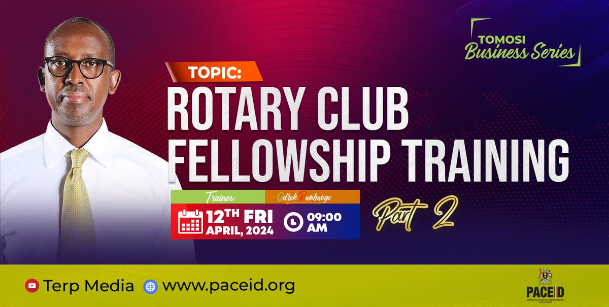 This Friday, we return with part II of the Rotary Club Fellowship training. Tune in tomorrow at 9 am on the YouTube channel @TerpMedia