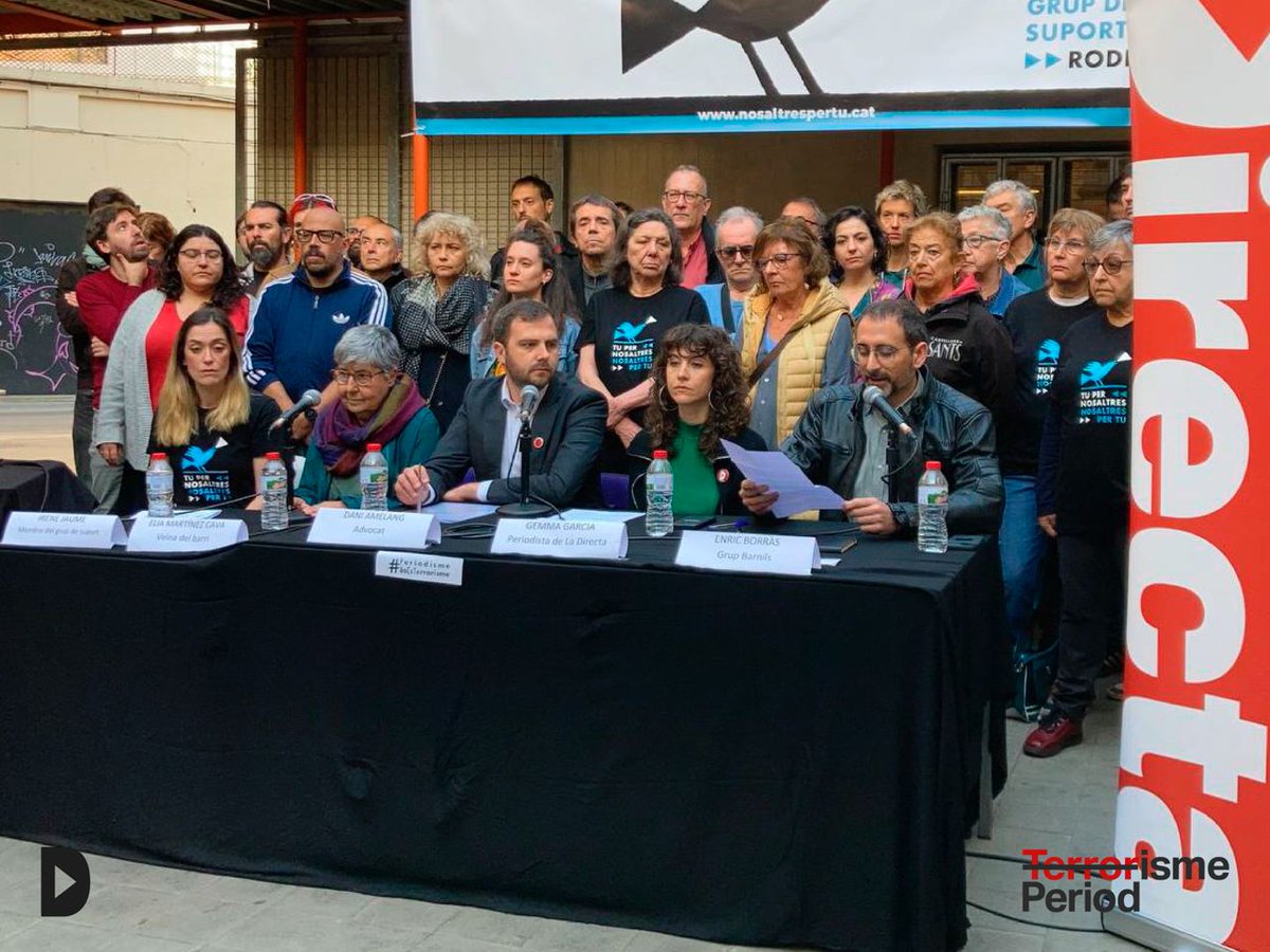 @JesusLliure Enric Borràs, president del @GrupBarnils: 'Rodríguez s'ha significat per destapar i denunciar les clavegueres policials que actuen contra entitats pacífiques i legítimes de l'independentisme i els moviments socials. La imputació és un atac al periodisme que fa pudor de revenja'