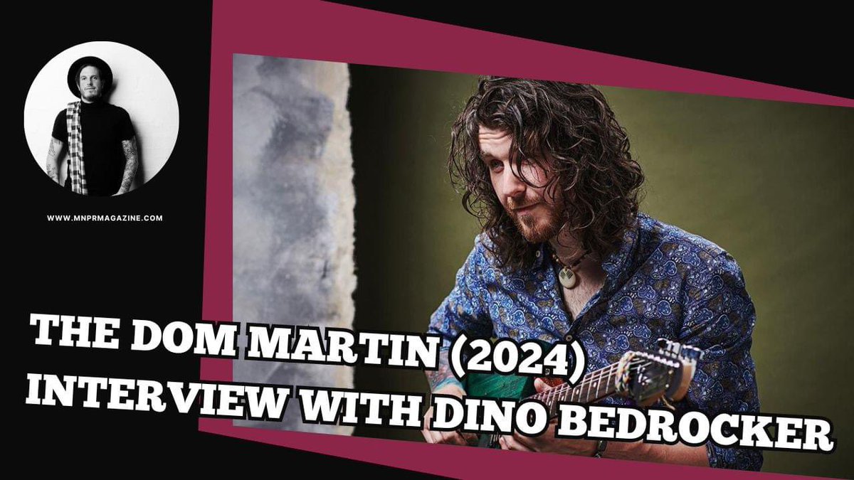 Massive thanks to Dino from @mnprmagazine for interviewing (link in comments) @MusicDomMartin before his show with us at @BrighthelmURC (Brighton) on Saturday 13th April + special guest from @DemiMarriner - Ticket link in comments below ⬇️