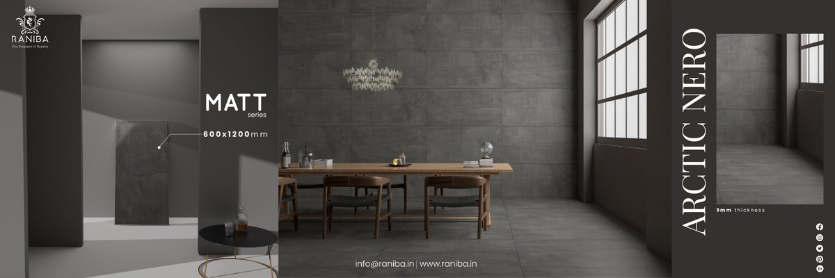 The flooring of the next level

Porcelain Tiles || 600 x 1200 MM

For more visit our website
raniba.in

#raniba #glossytiles #tiles #floortiles #interiordesign
#ceramictiles #walltiles #homedecor #interior #tile
#architecture #porcelaintiles #highgloss #kitchentiles