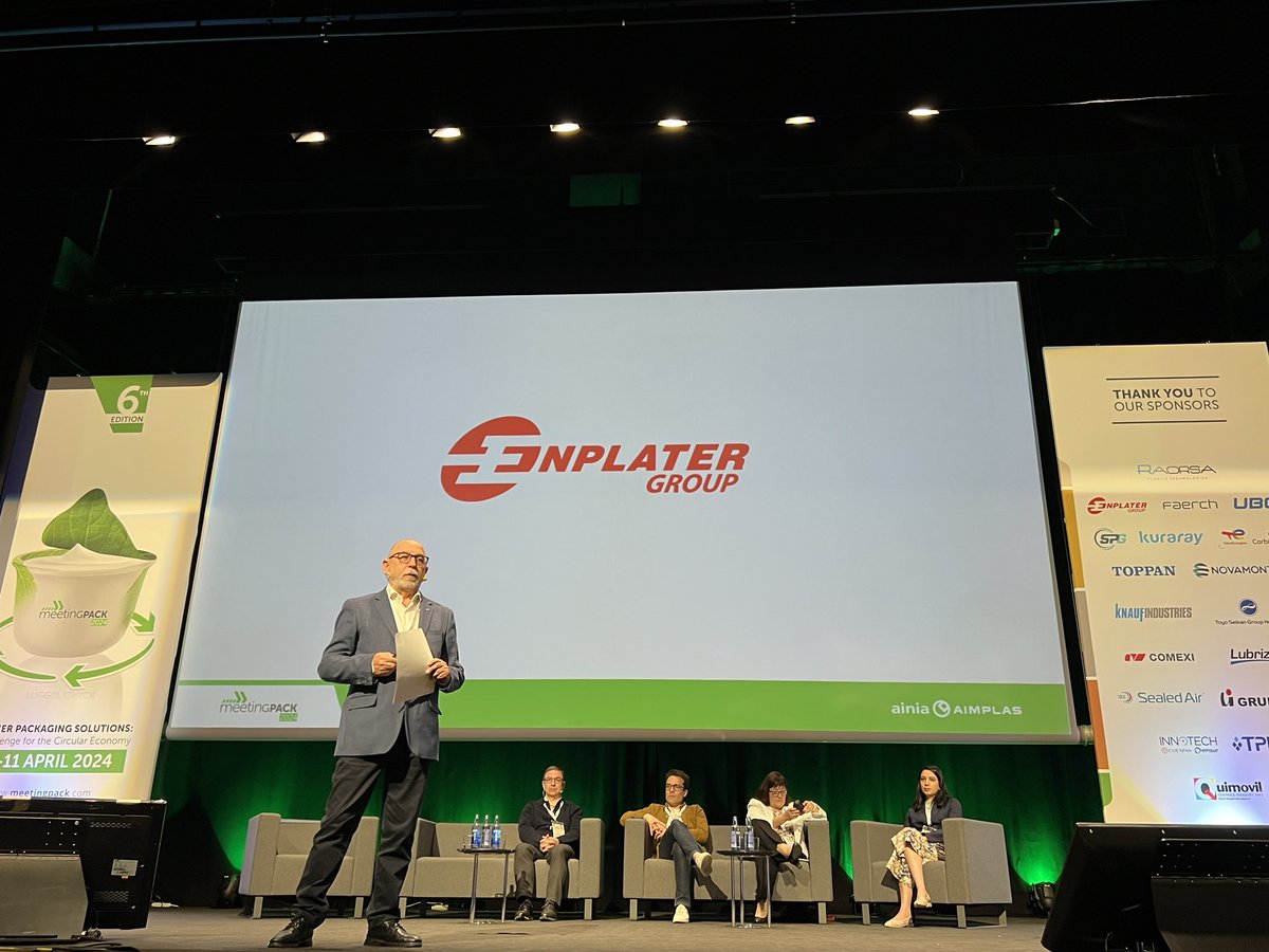 ainiatecnologia's tweet photo. @victor_borrasg @knaufes @aimplas @UbeCorporation @kuraray @TOPPAN_PR @TotalCorbionPLA @ComexiGroup @Sealed_Air @SPGrouppack @raorsamaq @AcesurGrupo @faerchgroup @Danone @ClusterEnvase @Pascual @GarciaCarrionES @vickyfoods Pere Coll, Director de I+D+I de #Enplater, abre el segundo día de #MeetingPack2024 y la quinta sesión sobre materiales innovadores para envases sostenibles, enfatizando el compromiso con la investigación y el desarrollo sostenible. https://t.co/8PHURipDu3