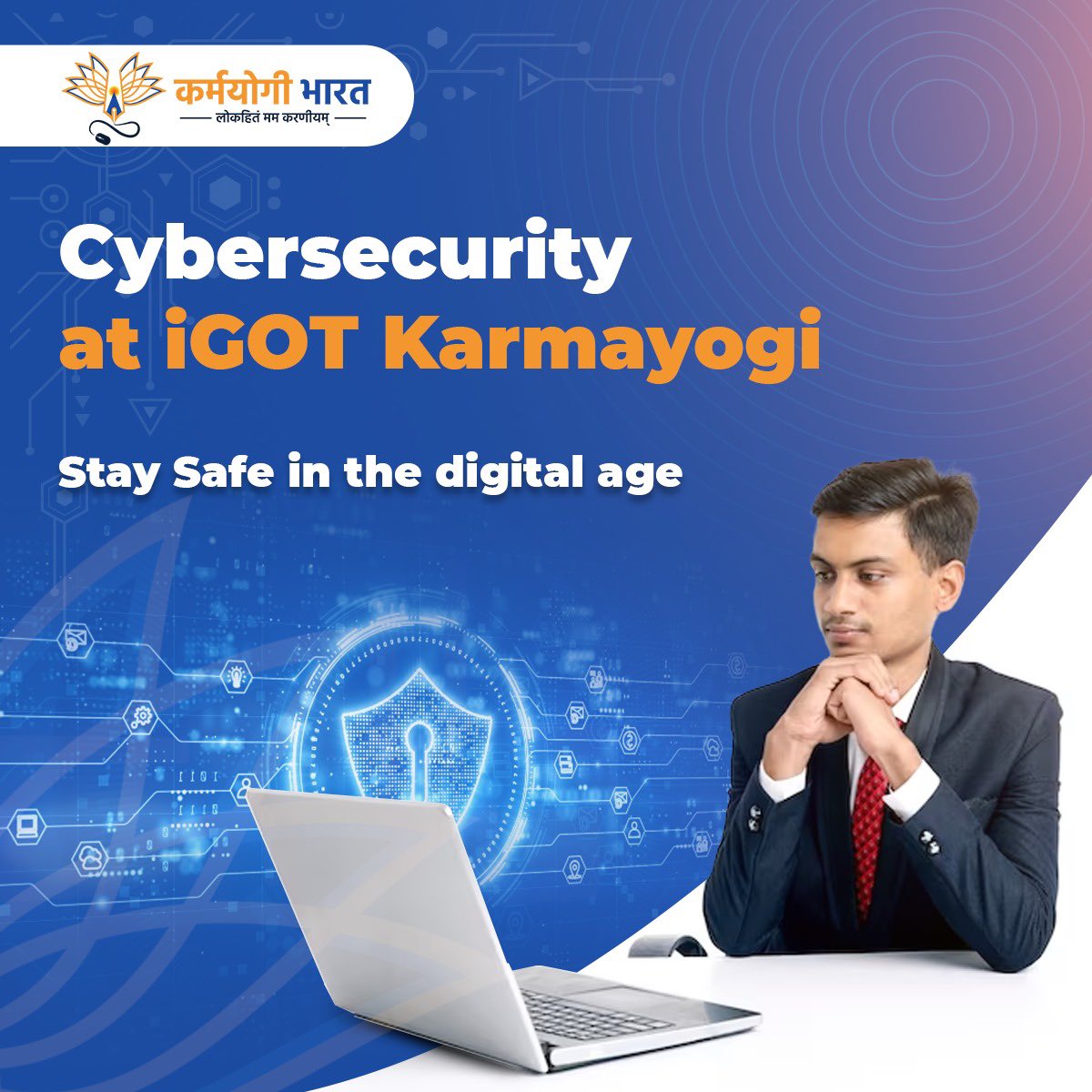 Protect your digital workspace with confidence! Enroll in the 'Cybersecurity' course on #iGOTKarmayogi and strengthen your online presence as a government official. 🔗 Link to the course - portal.igotkarmayogi.gov.in/app/toc/do_113… #DigitalEra #CyberSecurity #DigitalIndia #ViksitBharat