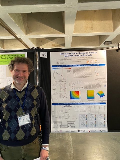 Quite some representation of our infrastructure at #ENC2024 
Here Moreno Lelli and Lorenzo Niccoli ...
@UNI_FIRENZE @instructhub @PANACEA_NMR @FragmentScreen @iNEXT_Discovery)