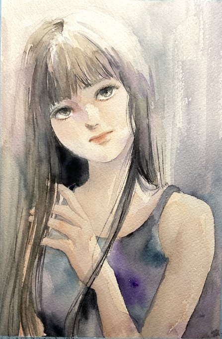 「watercolour」のTwitter画像/イラスト(新着))