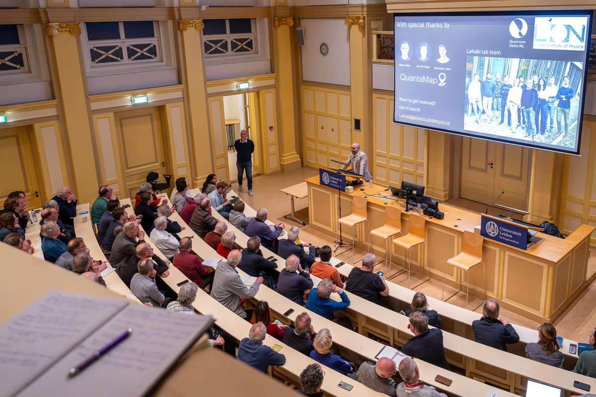 Tonight's @SGLeiden lecture in the quantum series is fully booked! 🤩 @JuliaCramer and Marij van Strien will talk about quantum, philosophy and society (in Dutch). You can still watch the live stream on: universiteitleiden.nl/studium-genera…