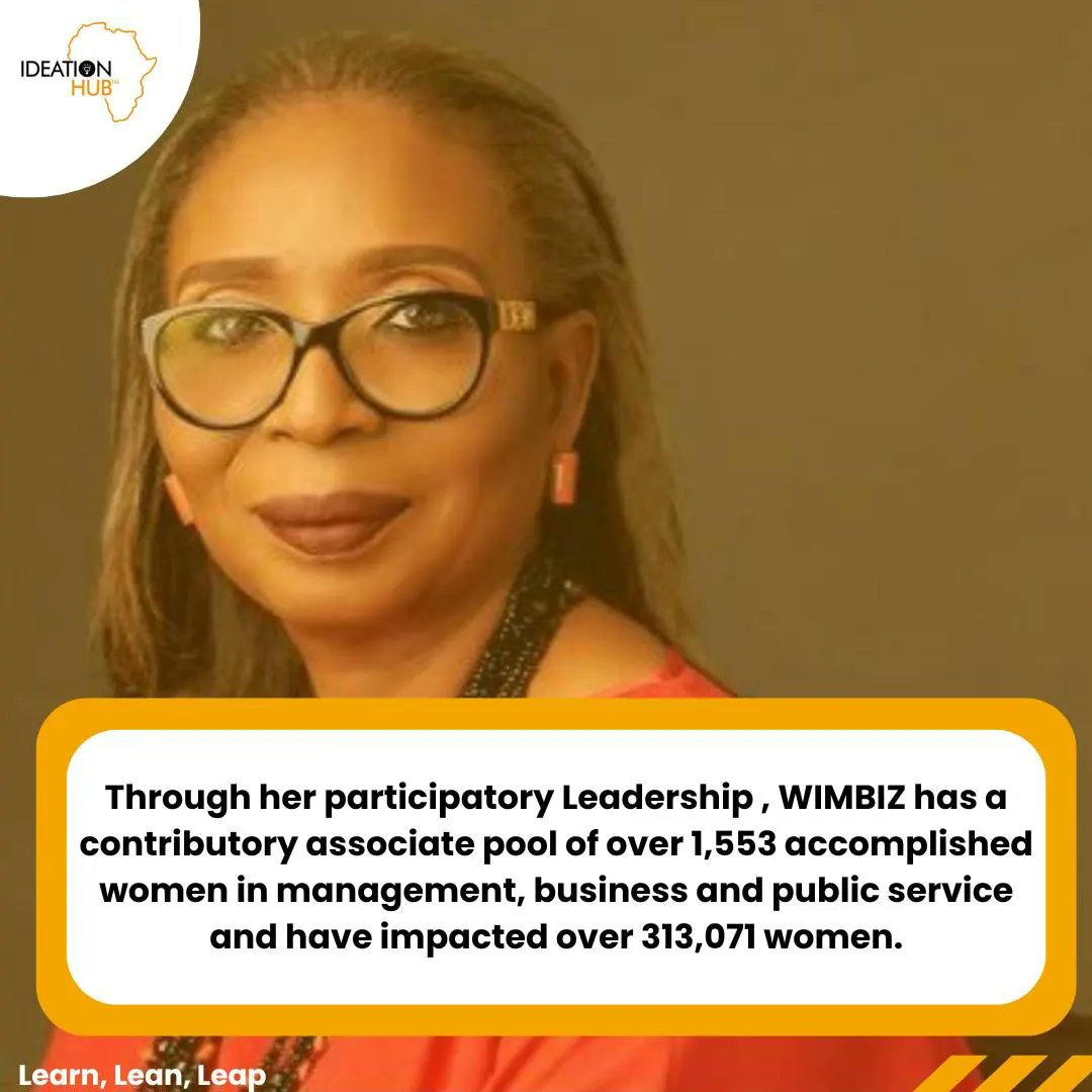 @IbukunAwosika is the former chairperson of Women in Business, Management, and Public Service (WIMBIZ) with a strong interest in social issues and women. WIMBIZ has a contributory associate pool of over 1,553 accomplished women in management.