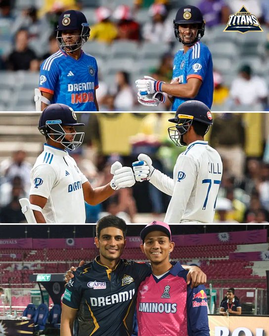 Gill, dosti, yaari... 🫂 📹 Credits: Twitter/gujarat_titans
