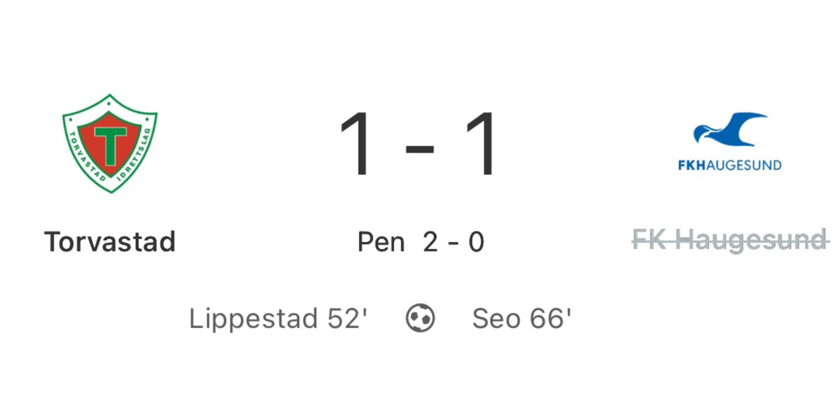 🇳🇴🧤 The story from the first round of the Norwegian Cup so far... 20-year-old keeper Jørgen Kaldheim Grønningen saved all FOUR spot kicks as FIFTH tier Torvastad beat top flight Haugesund! That's a true cupbombe* as we say in Norway! 💥 *#Cupset